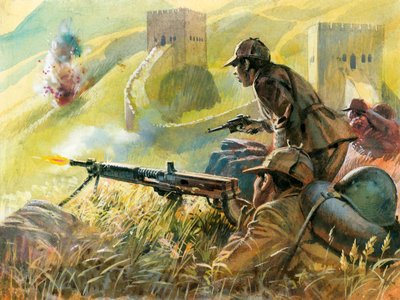 Fighting alongside the Great Wall of China by Andrew Howat