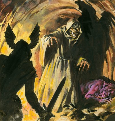 Scene from Beowulf by Andrew Howat