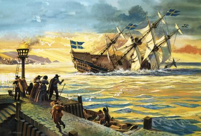 Sinking of the Vasa by Andrew Howat