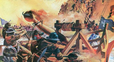 The Christians besieging Constantinople in 1203 by Andrew Howat