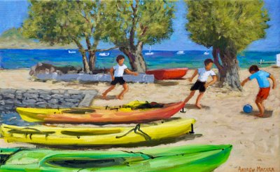 Colourful canoes, 2025 by Andrew Macara