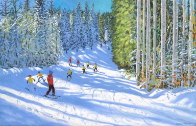 Skiing in Samoens, France, 2019 by Andrew Macara