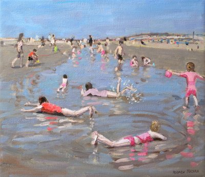 Wet sands, West Wittering by Andrew Macara
