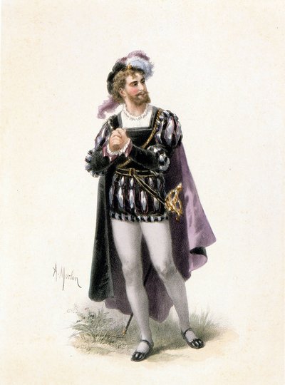 Colin Basse in the role of Faust in the opera Faust by Charles Gounod by Andrew Morton