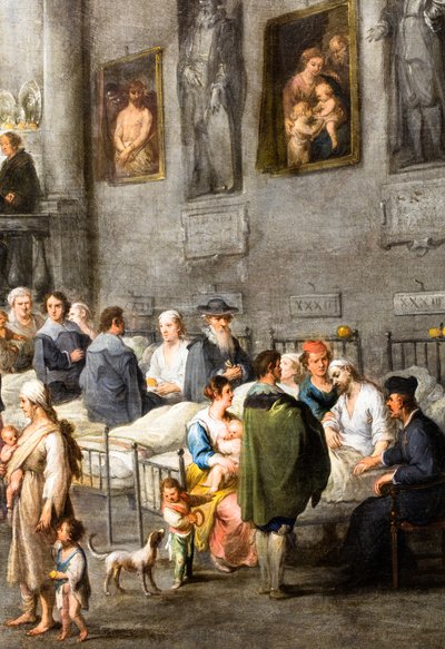 Assisting the Sick, Around 1640 by Andries van & Wael Cornelis de (1592 1667) Eertvelt