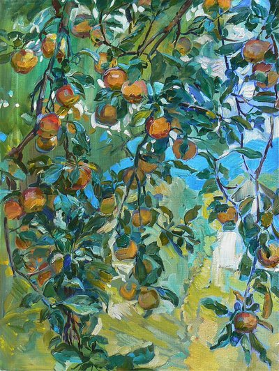 Bountiful Apple Tree by Andrii Kutsachenko