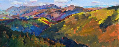 Colorful Mountain Hills by Andrii Kutsachenko