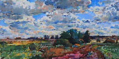 Vibrant Country Fields by Andrii Kutsachenko