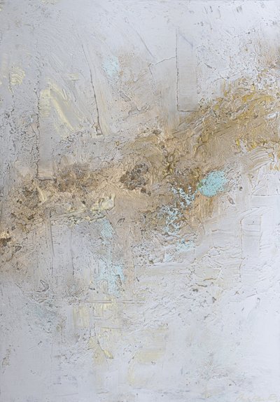 Abstract Gold Texture by Anete Purina-Purite