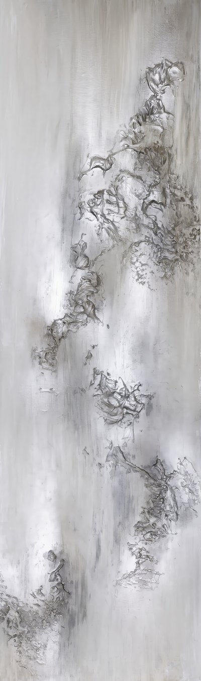 Abstract Grey Flow by Anete Purina-Purite