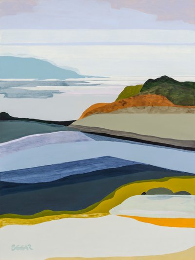 Abstract Coastal Landscape by Angela Seear