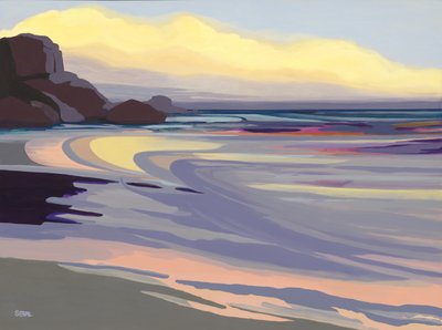 Coastal Sunset Glow by Angela Seear