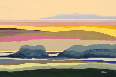 Layered Desert Horizon by Angela Seear