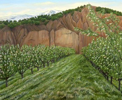 Blooming Orchard Valley by Angeles M. Pomata