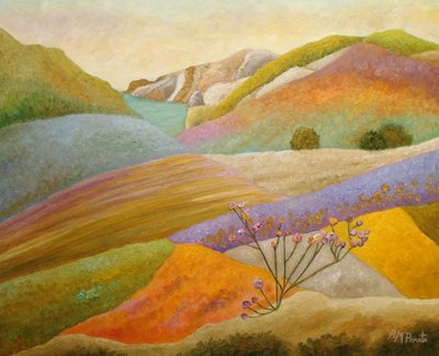 Colorful Rolling Hills by Angeles M. Pomata