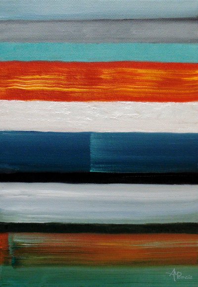 Modern Color Blocks by Angeles M. Pomata