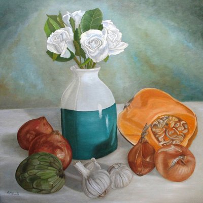 Rustic Kitchen Still Life by Angeles M. Pomata