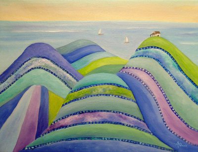 Whimsical Ocean Hills by Angeles M. Pomata
