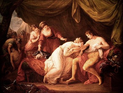 Edward I and Eleanora by Angelica Kauffmann