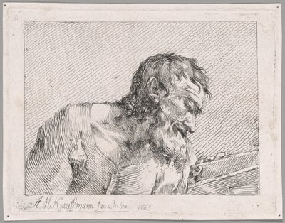 Old Man Reading by Angelica Kauffmann