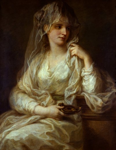Portrait of a Lady as a Vestal Virgin by Angelica Kauffmann