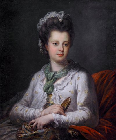 Portrait of Elizabeth Kerr, née Fortescue, Marchioness of Lothian by Angelica Kauffmann