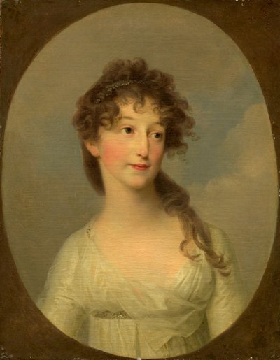 Possibly Franciska Krasinska, Duchess of Courland, c.1790 by Angelika Kauffmann