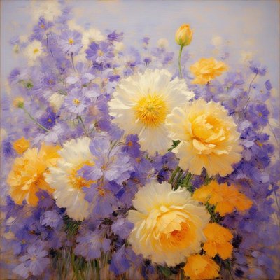 Florals 03, c.2020 by Angelita Hawke