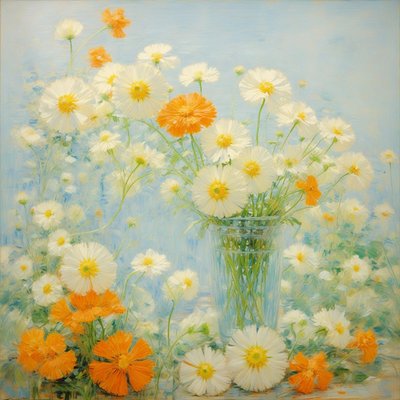 Florals 34, c.2021 by Angelita Hawke