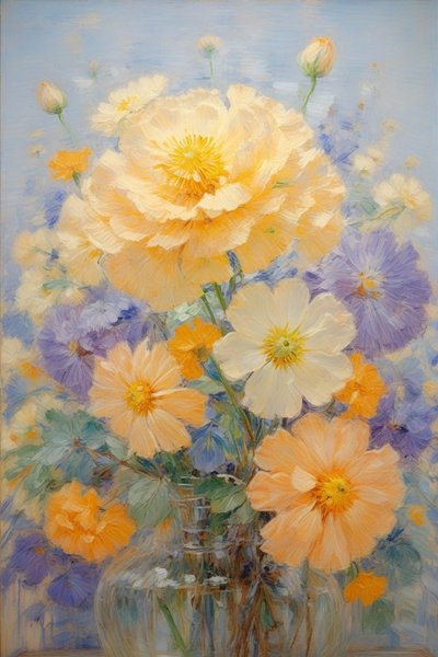 Florals 45, c.2022 by Angelita Hawke