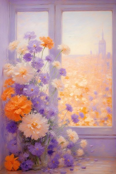 Florals 53, c.2022 by Angelita Hawke