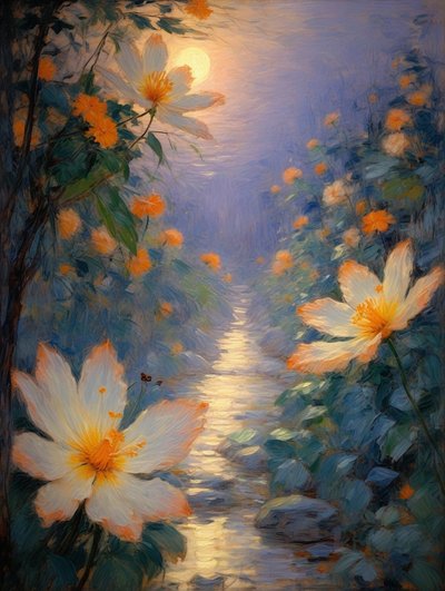 Florals 72, c.2023 by Angelita Hawke