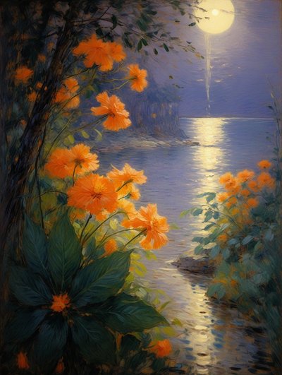 Florals 74, c.2023 by Angelita Hawke