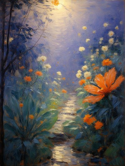 Florals 75, c.2023 by Angelita Hawke