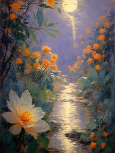 Florals 76, c.2023 by Angelita Hawke