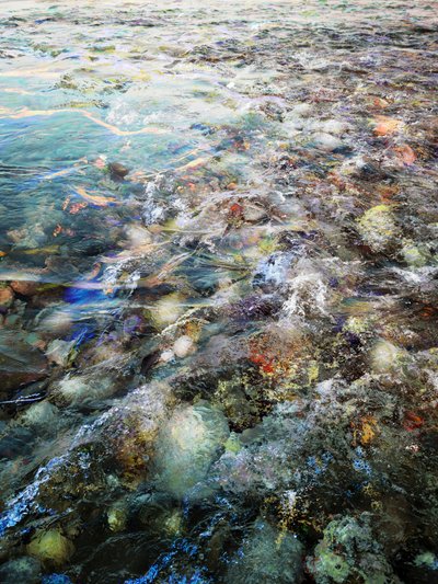 Vibrant River Flow by Angelo Cerantola
