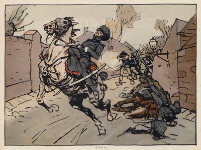 Death of Friedrich Friesen, Prussian gymnast and soldier by Angelo Jank
