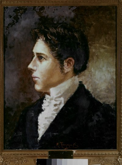 Portrait of Franco Alfano by Angiolo Tommasi