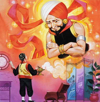 Aladdin and his Wonderful Lamp by Angus McBride