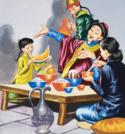 Aladdin and His Wonderful Lamp by Angus McBride