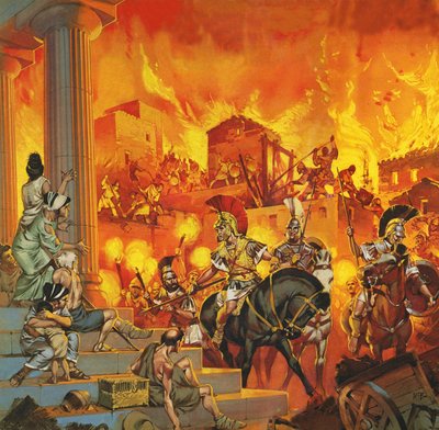 Alexander the Great Suppressing a Rebellion in Greece by Angus McBride