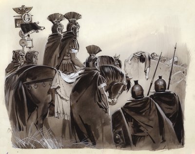 Brutus and Cassius dead by Angus McBride