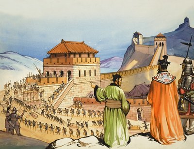Building the Great Wall of China by Angus McBride