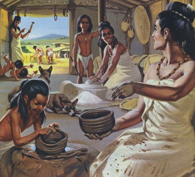 Early Farmers at Home by Angus McBride