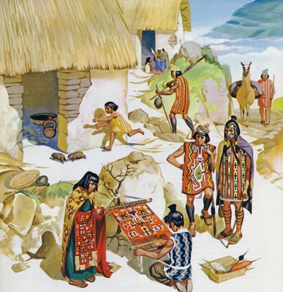 Home in Peru, c AD 100 by Angus McBride