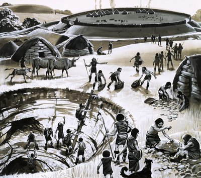 In Britain 4,000 Years Ago by Angus McBride