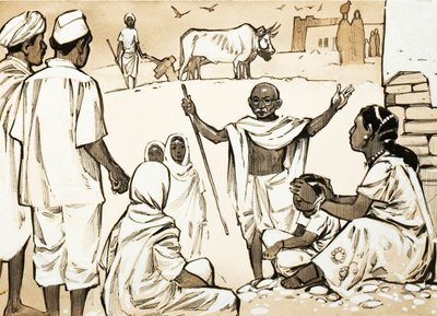 Mahatma Gandhi by Angus McBride