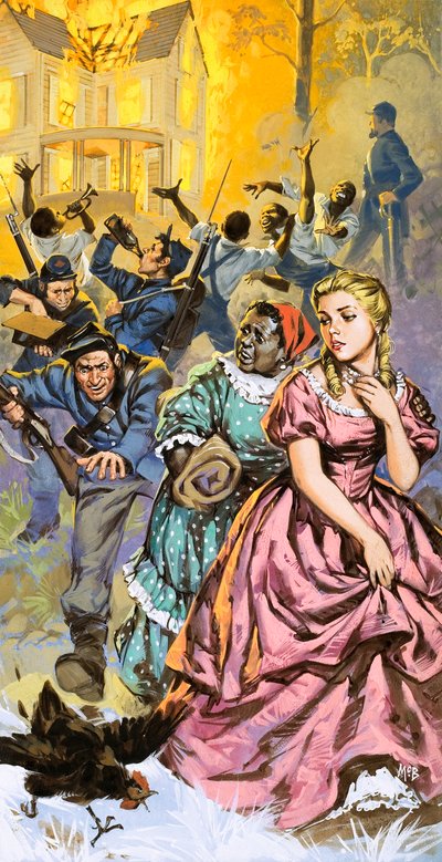 Northern Troops Looting the Homes of Terrified Southerners by Angus McBride