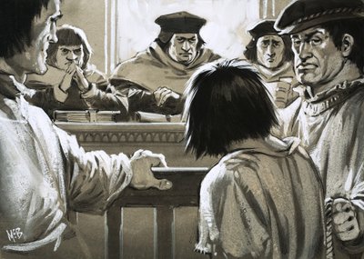 Prisoners Could Expect No Mercy from the Dreaded Court of Star Chamber by Angus McBride
