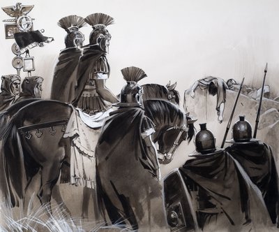 Roman Soldiers After a Battle by Angus McBride